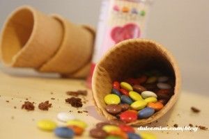 cucuruchos de bizcocho y candy melts (8)